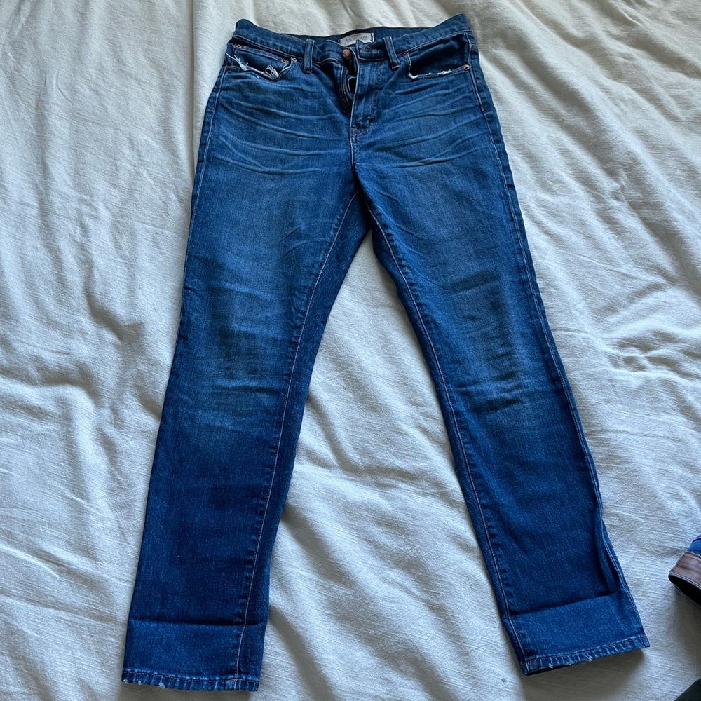 Madewell High Rise Slim Boy Jean